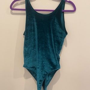 Zara Velvet bodysuit